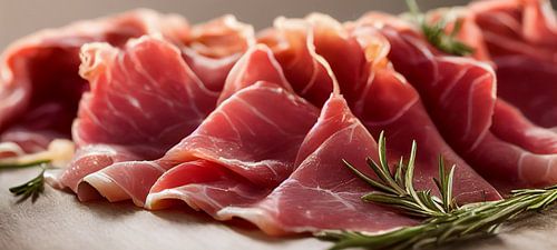 Italiaanse Parmaham Illustratie