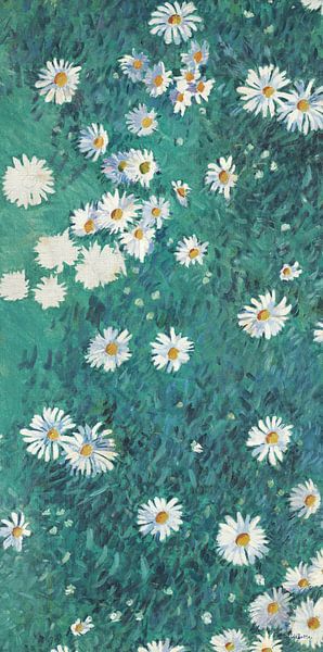 Bed of Daisies, Gustave Caillebotte (1/4) by Masterful Masters