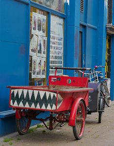 Bijtende bakfiets van Odette Kleeblatt