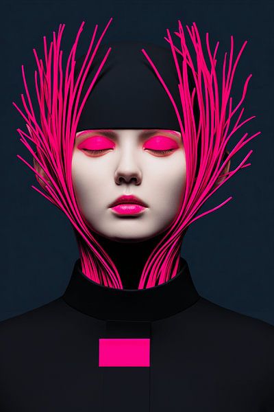 Magical Magenta Make Up by Karina Brouwer