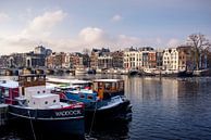"Haddock Amsterdam" Woonboten aan de Amstel Amsterdam van Ipo Reinhold thumbnail