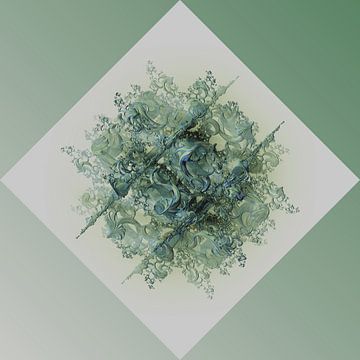 Decoratie, fractal van Isa Bild