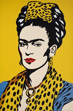 Friday Kahlo portret van Artsy