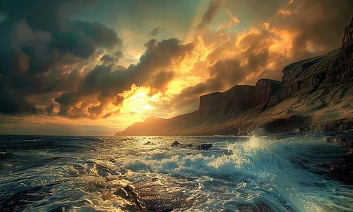 Sunrise and the sound of the sea