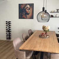 Klantfoto: Prachtige Kleurrijke Afrikaanse Tradities van Steinfox Art, als ArtFrame