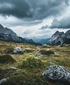 Hochebene im Wolkenkleid