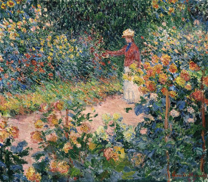 Le jardin de Monet à Giverny, Claude Monet par All the Masters