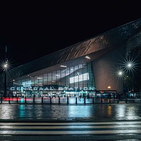 Rotterdam Centraal by night van Cedric Hoogendoorn