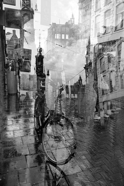 Amsterdam Munttoren vom Rembrandtplein von Marianna Pobedimova