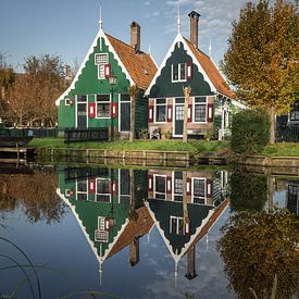 Huisjes bij de Zaanseschans van Nick de Jonge - Skeyes