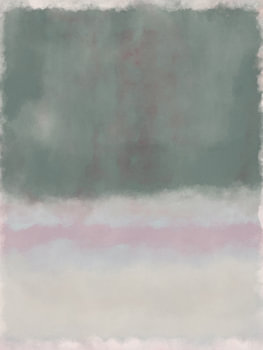 Moderne abstrakte Schichten mit von Rothko inspirierter Farbpalette