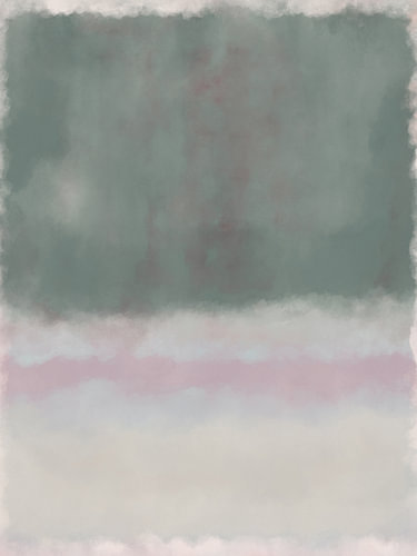 Modern abstract layers with Rothko inspired palette