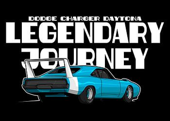 Le voyage légendaire d'une voiture musclée