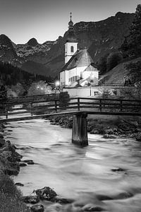 Saint Sebastian Church, Ramsau, southern Germany by Henk Meijer Photography