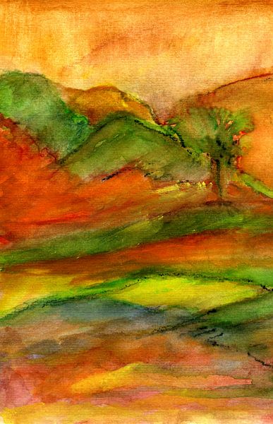 Pays des collines par Claudia Gründler