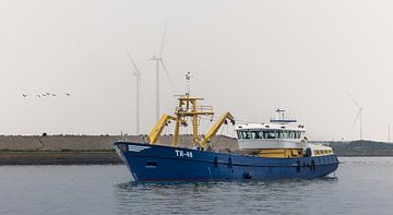 Vissersboot op de Oosterschelde van Wouter Triki Photography