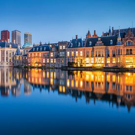 Hofvijver met binnenhof in Den Haag van Eelco de Jong