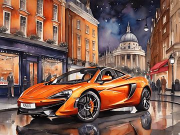 McLaren in oranje van DeVerviers