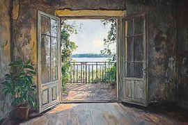 View Green | Portes ouvertes sur la nature sur Peintures accrocheuses