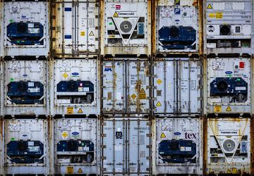 Industrial Symmetry: Containers in Motion