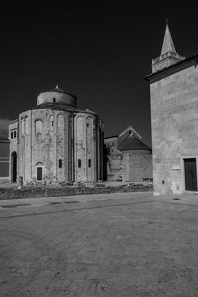 SCHWARZWEISS : KROATIEN - ZADAR - ST.DONATUS von Photoart-Naegele