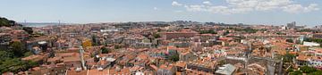 Panorama Lissabon Portugal van Jeroen Meeuwsen