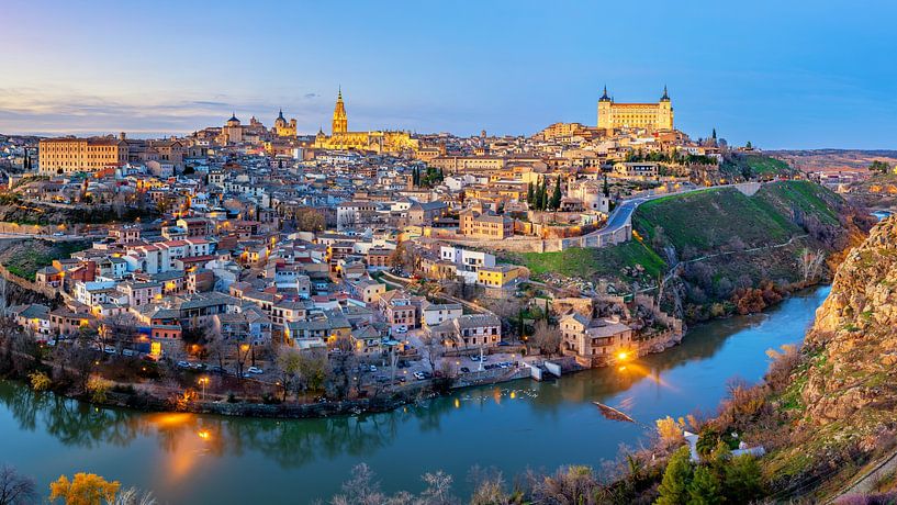 Vroege avond in Toledo, Spanje van Adelheid Smitt