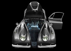 Jaguar XK 120 in black