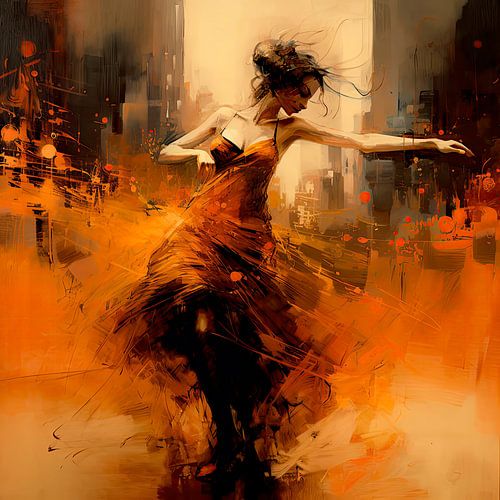 The Dance. Fiery Passion in Motion