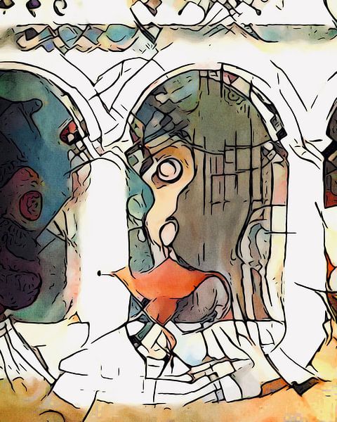 Kandinsky meets Binz, motif 7 by zam art