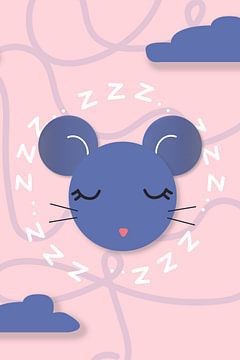 Dreaming Mouse van Walljar