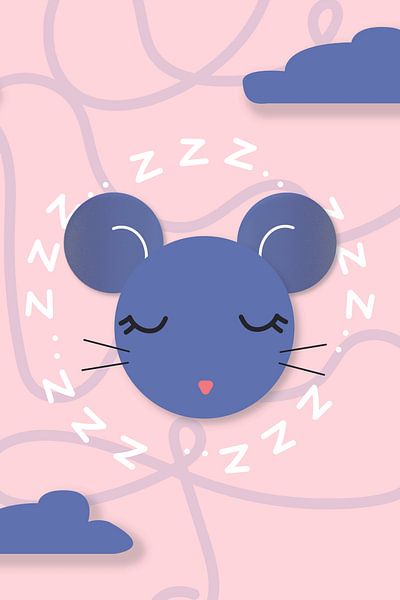 Dreaming Mouse by Walljar