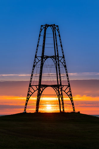 Zonsopgang bij de IJzeren Kaap op Texel