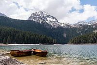 Het zwarte meer in Montenegro
