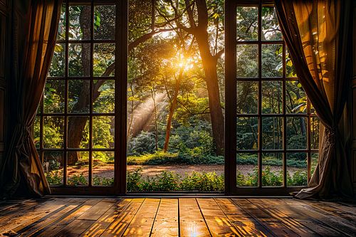 uitzicht vanuit het raam