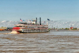 Das Raddampfer „Natchez“ in New Orleans von Patricia Hofmeester