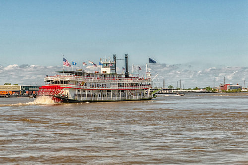 Das Raddampfer „Natchez“ in New Orleans