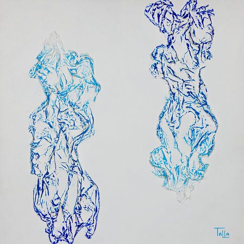 Blauwwit inverse