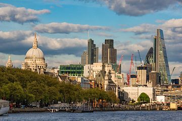 London Skyline mit St. Pauls Cathedral van AD DESIGN Photo & PhotoArt