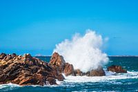 Atlantic Ocean coast in Brittany, France