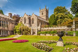 Gärten von Lanhydrock House bei Bodmin, Cornwall