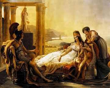 Aeneas Tells Dido the Misfortunes of the Trojan City - Pierre-Narcisse Guerin