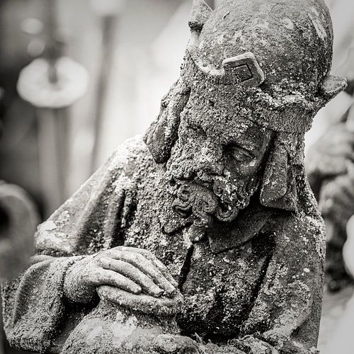 The air arch statues or spouts of St. John's Cathedral in 's-Hertogenbosch,