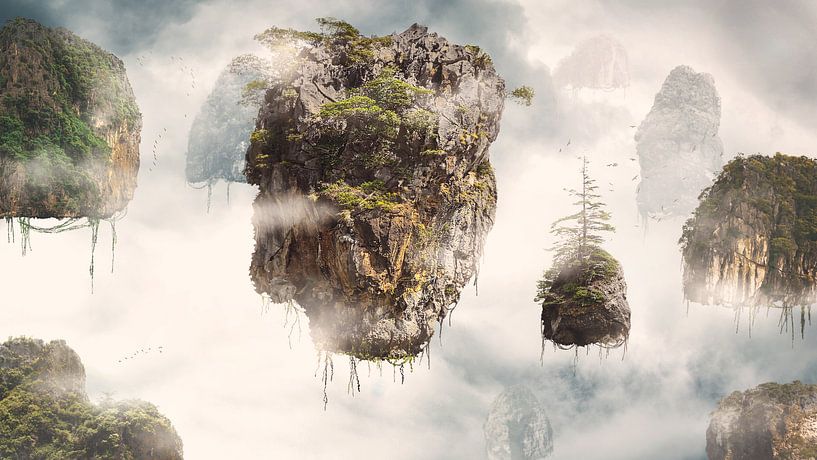 Floating Rocks by Composities van Roman