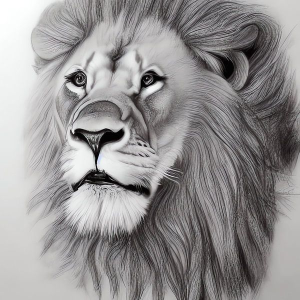 Sketch of lion by Groothartig