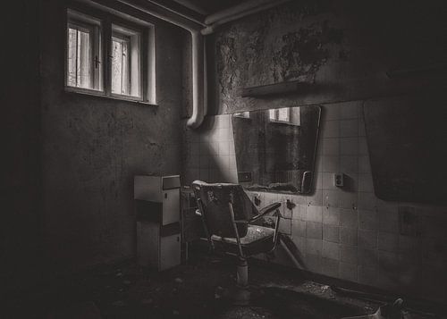 Abandon d'un salon de coiffure