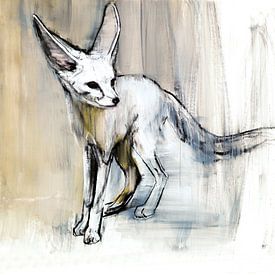 Sandfuchs (Rüppellfuchs) von Mark Adlington