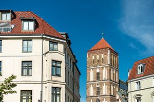 Blick auf die Östliche Altstadt von Rostock.