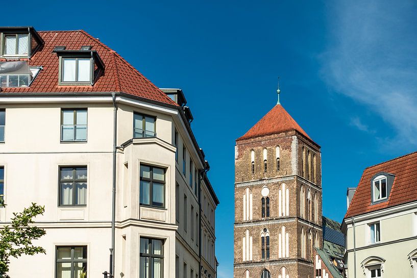 Blick auf die Östliche Altstadt von Rostock. von Rico Ködder