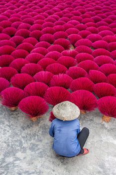 Incense workshop near Hanoi